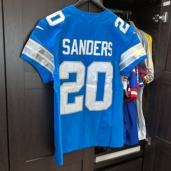 Barry Sanders Detroit Lions Nike Retired Player Vapor F.U.S.E. Elite NFL Jersey - Picture 7 of 8